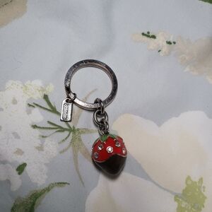 Coach Strawberry Keychain